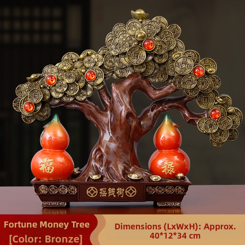 Δέντρο της Ευτυχίας – διακοσμητικό δέντρο από ρητίνη, κινεζικού στυλ δώρο για γραφείο και οικιακή διακόσμηση