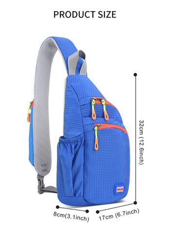 Τσάντα crossbody για εξωτερικούς αθλητικούς σκοπούς, νάιλον, επένδυση πολυεστέρα, κλείσιμο με φερμουάρ, εσωτερική τσέπη με φερμουάρ, με ενδιάμεσο στρώμα, για διασκεδαστικά ταξίδια