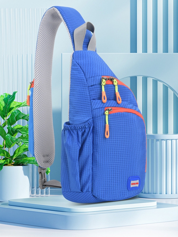 Τσάντα crossbody για εξωτερικούς αθλητικούς σκοπούς, νάιλον, επένδυση πολυεστέρα, κλείσιμο με φερμουάρ, εσωτερική τσέπη με φερμουάρ, με ενδιάμεσο στρώμα, για διασκεδαστικά ταξίδια