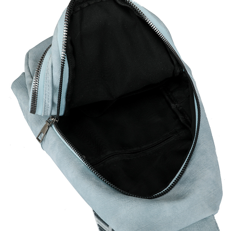 Дамска PU кожена чанта за гръден кош, триизмерна силуета, ретро стил, цип за затваряне, вътрешен джоб с цип, за ежедневна употреба