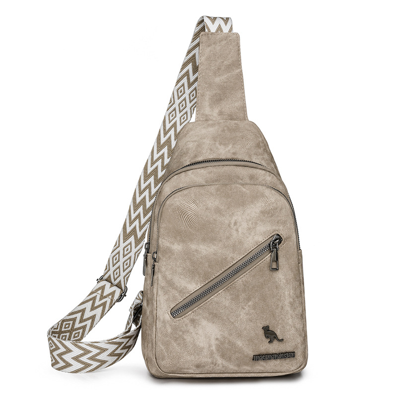 Γυναικεία PU δερμάτινη τσαντα crossbody, τρισδιάστατη σιλουέτα, φερμουάρ κλεισίματος, εσωτερική τσέπη με φερμουάρ, καθημερινή χρήση