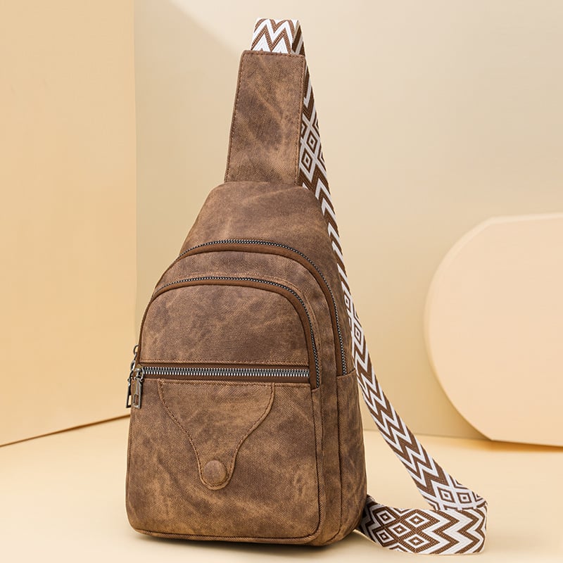 Γυναικεία τσάντα crossbody PU, ρετρό μαλακή όψη δέρματος, καθημερινή χρήση; υλικό PU; επένδυση πολυεστέρας; φερμουάρ; εσωτερικό διαμέρισμα με φερμουάρ