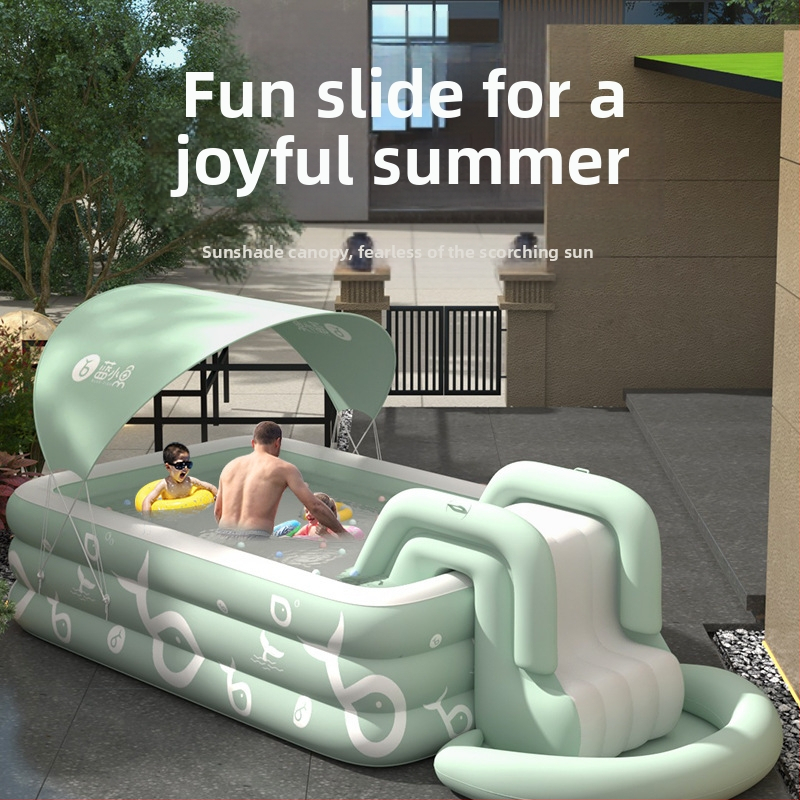 Mandola надуваем басейн — модел Blue Fish, PVC материал, за плуване и водни занимания