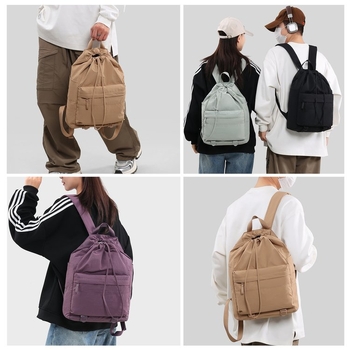 Unisex τσάντα πλάτης με κορδόνι για ελεύθερο χρόνο και ταξίδια, ύφασμα Oxford, 20–35 L, ανθεκτική στη φθορά, θήκη φορητού υπολογιστή