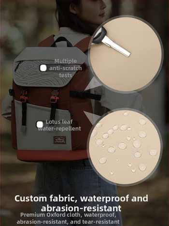 Unisex lielas ietilpības neilona mugursoma brīvdabas ceļojumiem, muguras aizsardzība, 36–55L, gaisa spilvenu siksnas, pilsētas vienkāršs stils, koledžas/izglītības soma