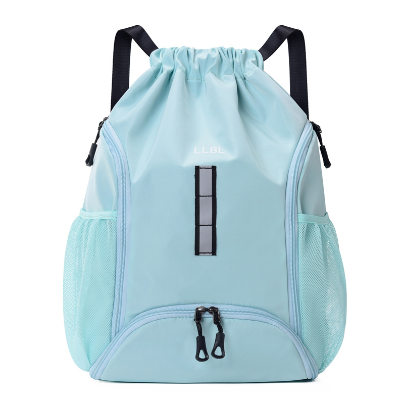 Unisex ūdensdroša Oxford mugursoma ar atstarojošu joslu, ietilpība 20–35 L, auklas aizvēršana, lieliska fitnesa soma ar atsevišķu apavu nodalījumu