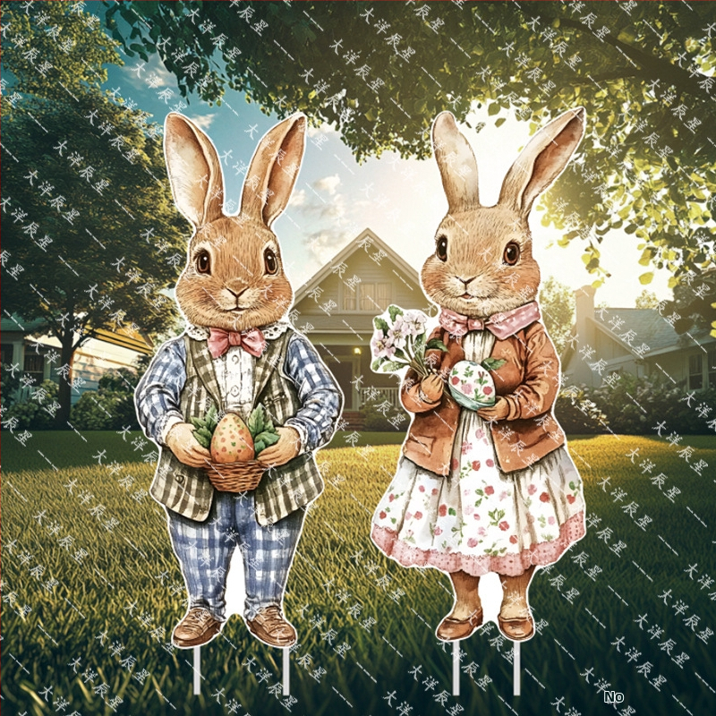 Πασχαλινό σημάδι αυλής (Πασχαλινή κάρτα; Μάρκα Ocean; Σκοπός: Διακόσμηση αυλής για το Πάσχα)