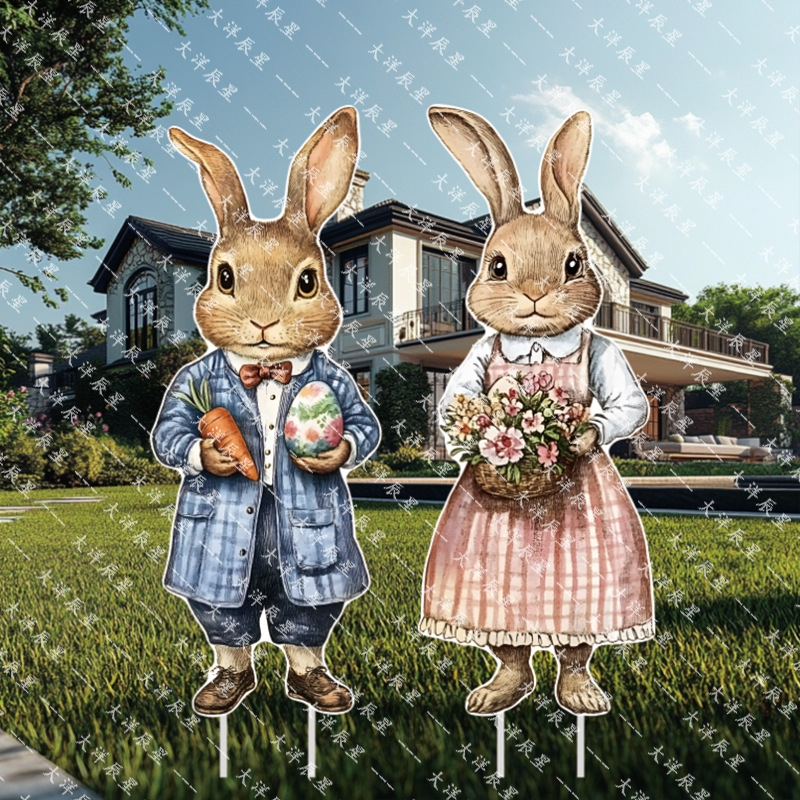 Πασχαλινό σημάδι αυλής (Πασχαλινή κάρτα; Μάρκα Ocean; Σκοπός: Διακόσμηση αυλής για το Πάσχα)