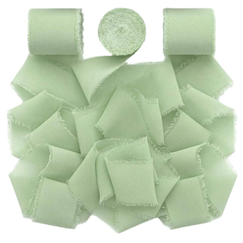 Nylon šifona lente svētku pušķim, pielāgojama, rokdarbs