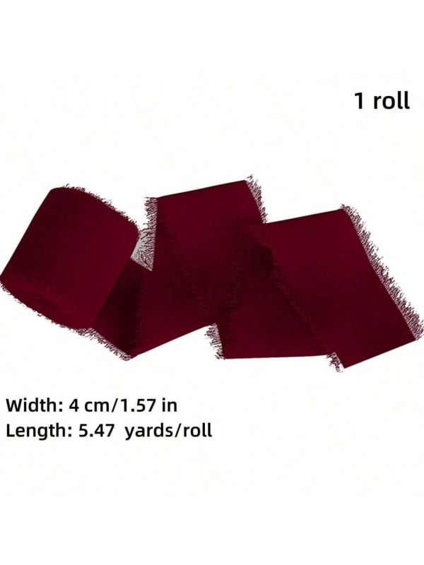 Nylon šifona lente svētku pušķim, pielāgojama, rokdarbs