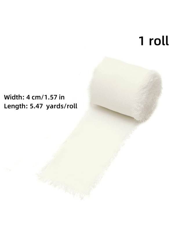 Nylon šifona lente svētku pušķim, pielāgojama, rokdarbs