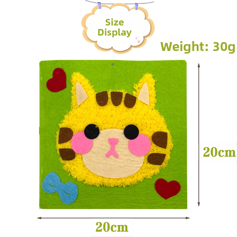 DIY комплект за деца – нетъкан текстил; развива визуално, когнитивно и фината моторика; подходящ за възраст 7–14 години