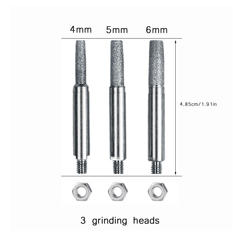 Фиксатор за заточване на веригата на резачка — комплект за шлифоване, метален, Noreter, съвместим с различни резачки и електрически резачки
