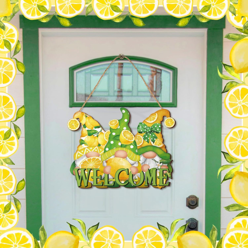 Ξύλινη πινακίδα πόρτας με λογότυπο, εκτύπωση, εμπνευσμένη διακόσμηση τοίχου για βεράντα