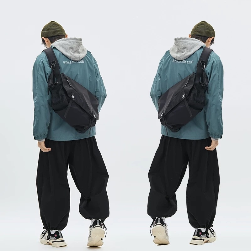 Férfi Crossbody táska - Utcai stílus, Oxford anyaga, lélegző és vízálló, happypeople