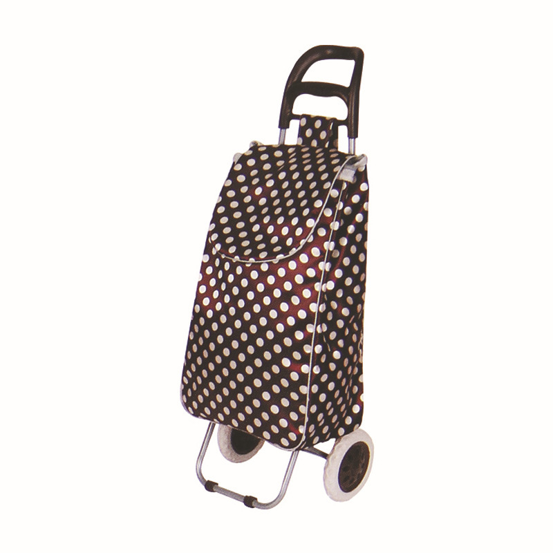 Χειροκίνητο πτυσσόμενο καρότσι αγορών με δύο ρόδες, κατασκευή από σίδηρο, μάρκα Glendt, φορτίο 50 kg στατικό / 25 kg δυναμικό