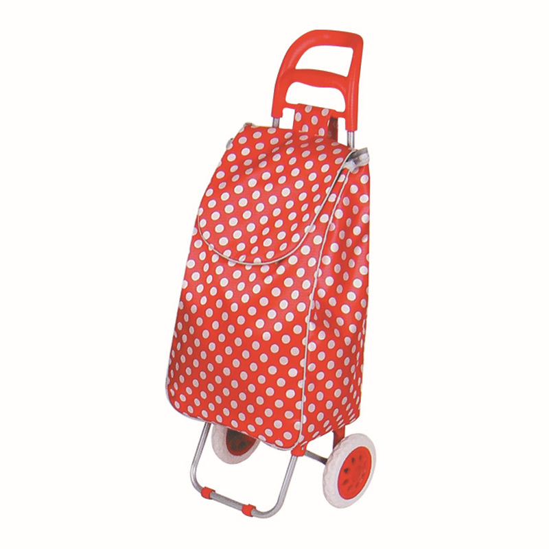 Χειροκίνητο πτυσσόμενο καρότσι αγορών με δύο ρόδες, κατασκευή από σίδηρο, μάρκα Glendt, φορτίο 50 kg στατικό / 25 kg δυναμικό