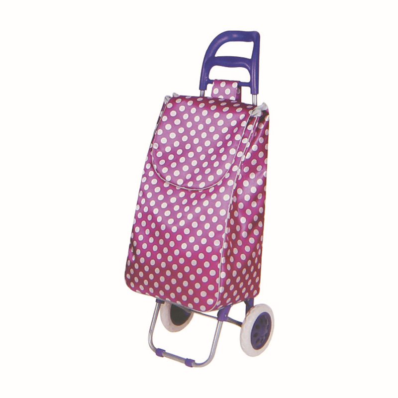 Χειροκίνητο πτυσσόμενο καρότσι αγορών με δύο ρόδες, κατασκευή από σίδηρο, μάρκα Glendt, φορτίο 50 kg στατικό / 25 kg δυναμικό