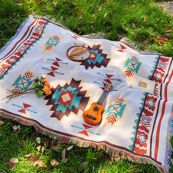 Сгъваема подложка за пикник и къмпинг, полиестерно-памучен материал; плат: памучна прежда; подходяща за пикник и къмпинг