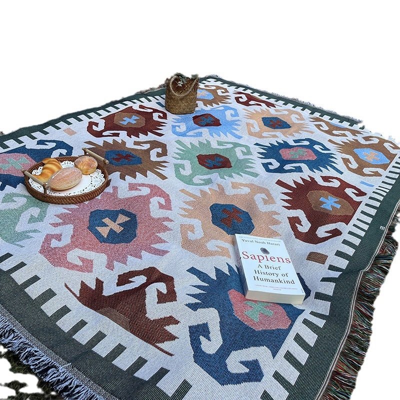 Сгъваема подложка за пикник и къмпинг, полиестерно-памучен материал; плат: памучна прежда; подходяща за пикник и къмпинг