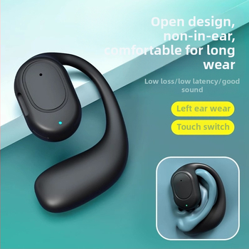 Bluetooth слушалки с костна проводимост, обхват до 10 м, дизайн висящ за ухото, поддържат обаждания и музика, Bluetooth 5.0, до 4 часа работа на батерията