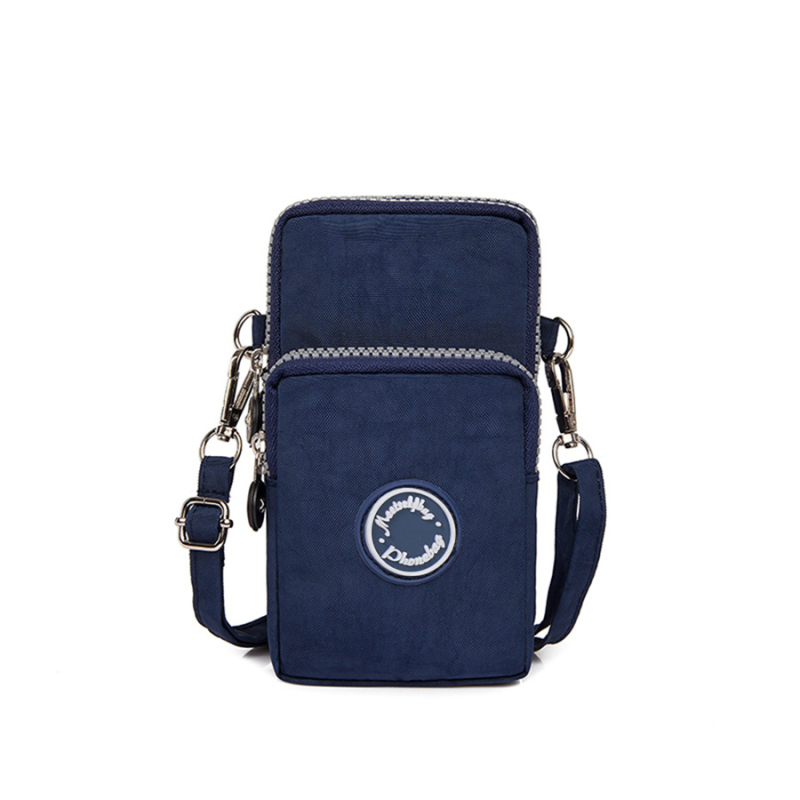 Τσάντα κινητού τηλεφώνου με νάιλον, φερμουάρ, επένδυση Οξφορντ, άνοιξη 2018, κατάλληλη για επαγγελματικά ταξίδια