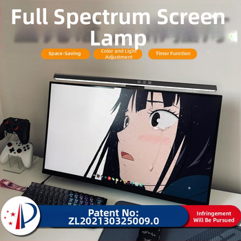 LED лампа за закачване на екран с USB захранване, докосване за регулиране на яркостта, защита на очите, интелигентно управление, асиметричен източник на светлина