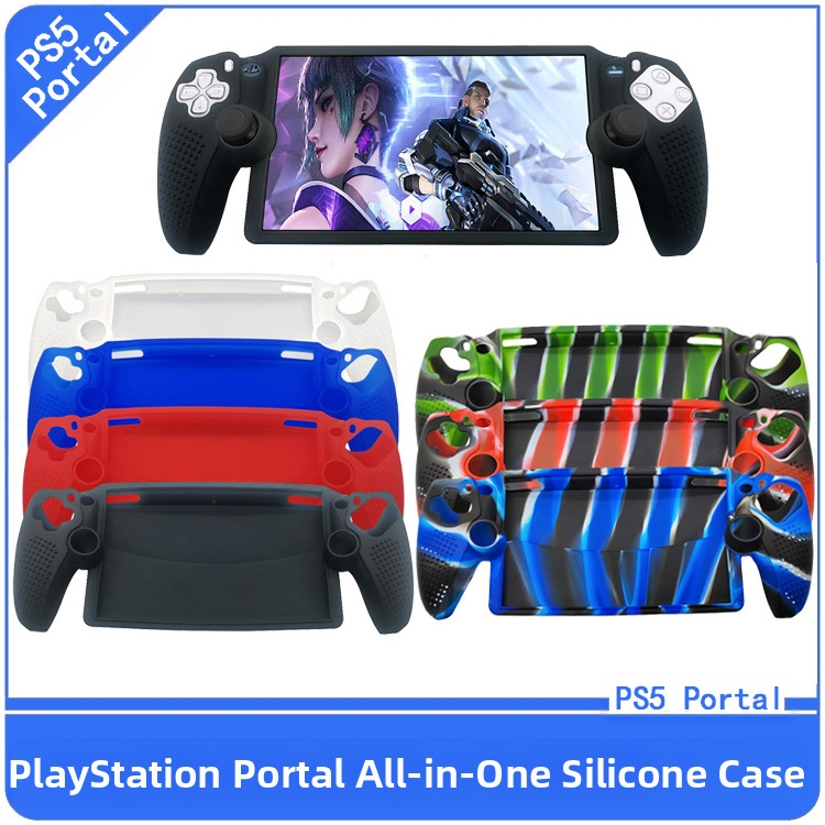 Silikónový obal pre PS5 Portal pre prenášateľnú hernú konzolu s integrovaným krytom proti prachu