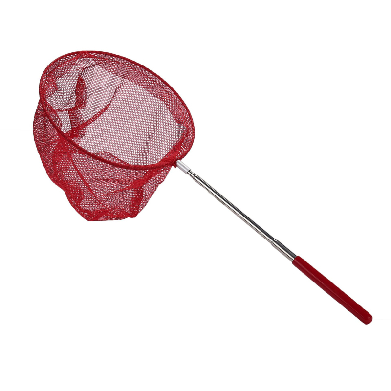 Bērnu teleskopiska zvejas tīklu — neilona materiāls; zveja un kukaiņu ķeršana; piemērots 4–6 gadu vecuma bērniem