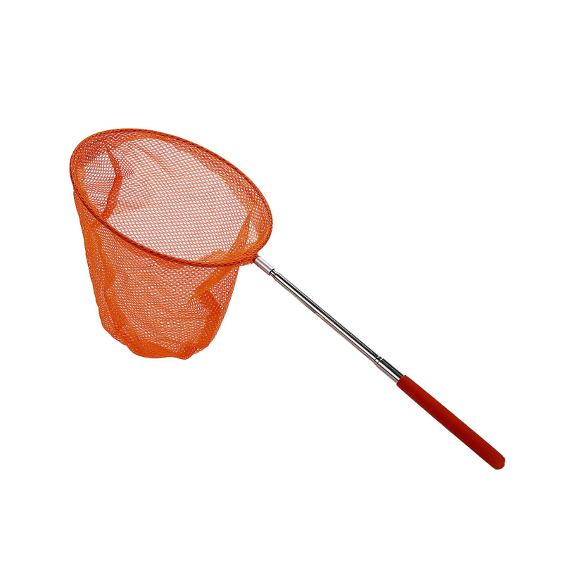 Bērnu teleskopiska zvejas tīklu — neilona materiāls; zveja un kukaiņu ķeršana; piemērots 4–6 gadu vecuma bērniem