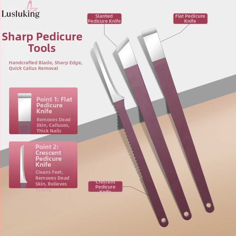 Комплект нокътни щипци – неръждаема стомана и стомана с въглерод; файл за премахване на мъртва кожа; шлайф за повърхността на нокътя; комплект инструменти за оформяне на нокти; Lusluking