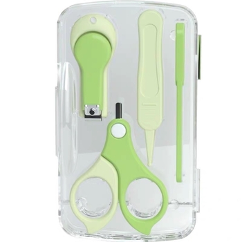 Σετ κοπτών νυχιών μωρού με προστατευτικό σχεδιασμό για νεογνά – πλαστικό και ανοξείδωτο ατσάλι, ασφαλές σετ φροντίδας βρεφών