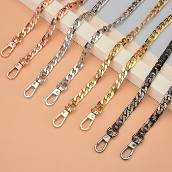 Boo each Чанта през рамо с широка метална верижка за женски чанти, метална презрамка, Лято 2022