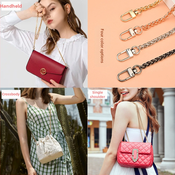 Boo each Чанта през рамо с широка метална верижка за женски чанти, метална презрамка, Лято 2022