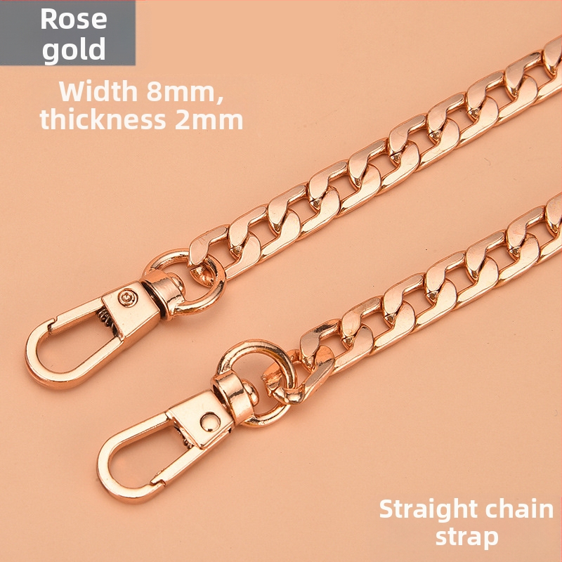 Boo each Чанта през рамо с широка метална верижка за женски чанти, метална презрамка, Лято 2022