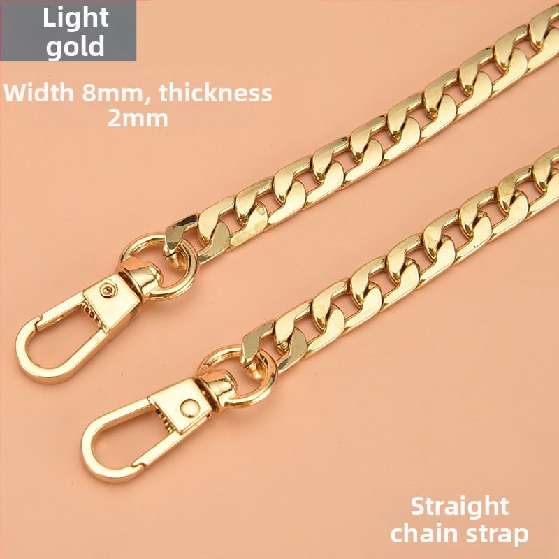 Boo each Чанта през рамо с широка метална верижка за женски чанти, метална презрамка, Лято 2022