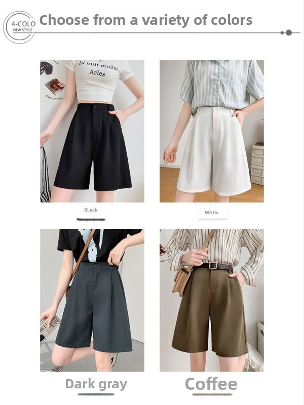 Γυναικεία καλοκαιρινά chiffon σορτς με ψηλή μέση, Α-γραμμή και φαρδιά πόδια, μίγμα πολυεστέρα-ελαστικού, ελαφριά υφή