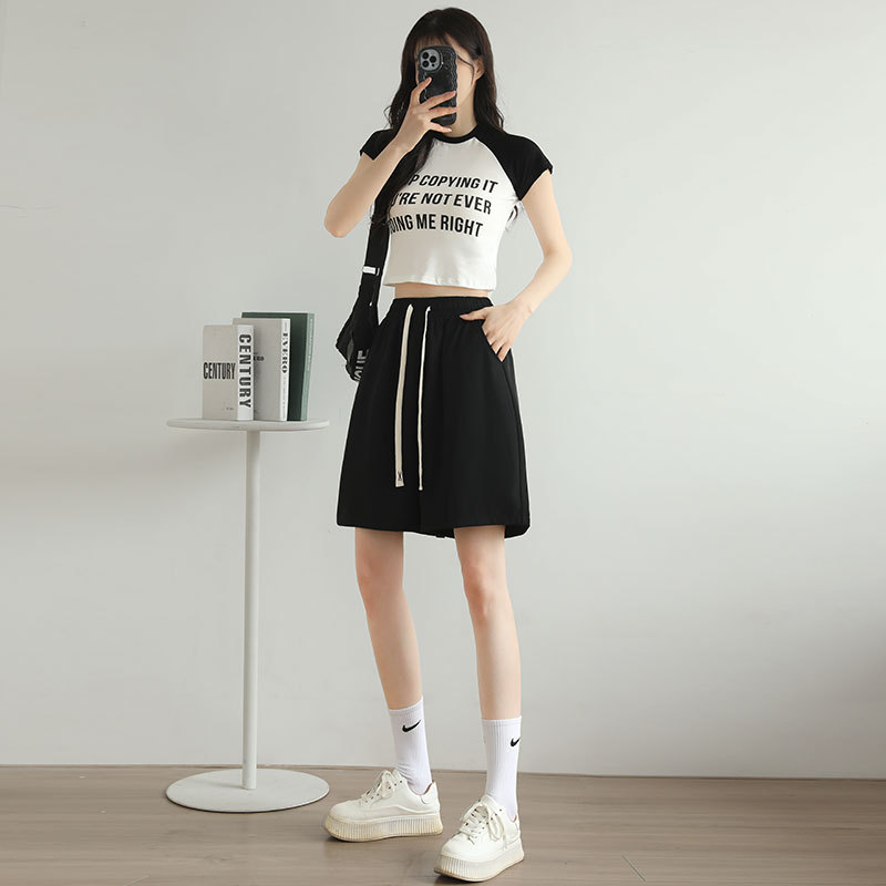 Γυναικεία καλοκαιρινά chiffon σορτς με ψηλή μέση, Α-γραμμή και φαρδιά πόδια, μίγμα πολυεστέρα-ελαστικού, ελαφριά υφή