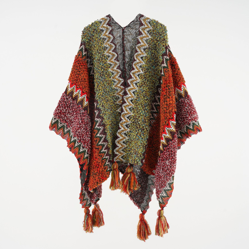 Зимен шал — Warp knitting, акрил/изкуствена вълна, стил японско и корейски сладък, дамски