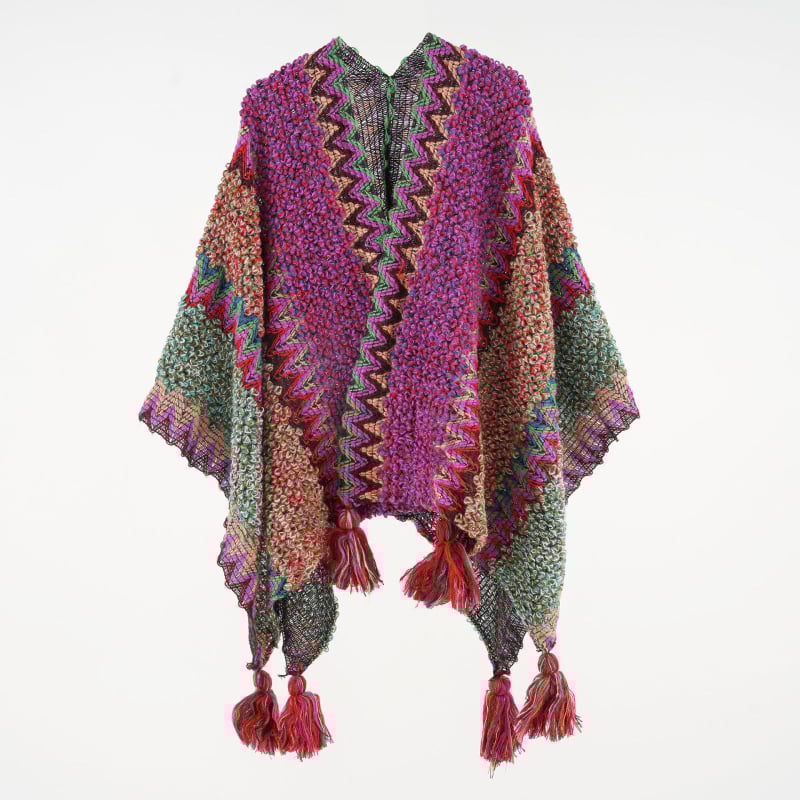 Зимен шал — Warp knitting, акрил/изкуствена вълна, стил японско и корейски сладък, дамски