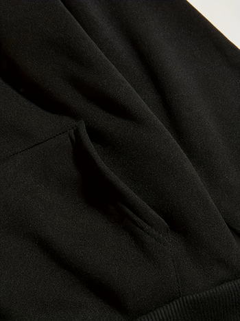 Ženski hoodie s kapuljom i otiskom srca u obliku nogometne lopte, poliester, dugi rukavi, slobodan kroj