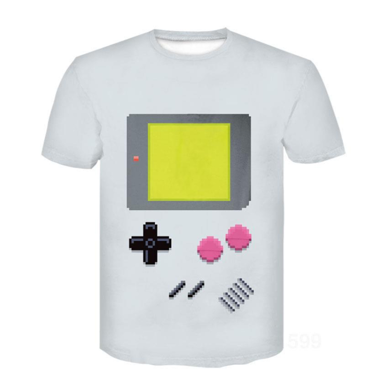 Atpūtai piemērots T-krekls ar brīvu piegriezumu, apaļu kaklu, īsiem piedurknēm, 3D zvaigžņu debesu druku uz elpojoša poliestera auduma