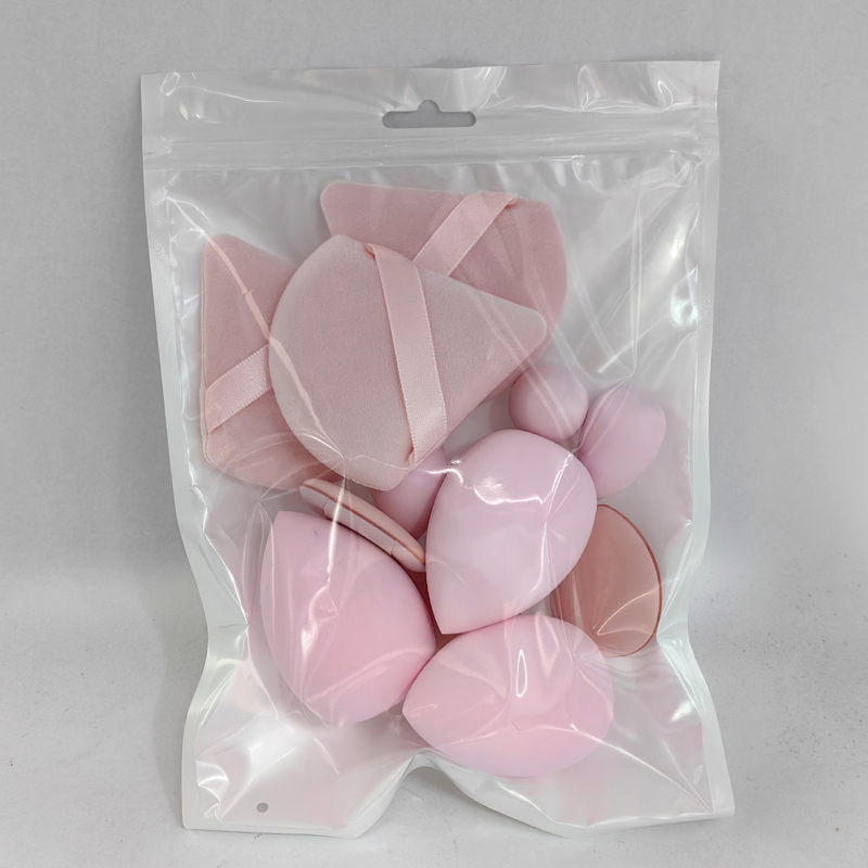 Originality Beauty Гъба за грим – суха и мокра двойна употреба, яйцевидна/капковидна форма, хидрофилна без латекс, преносима, 6–15 броя