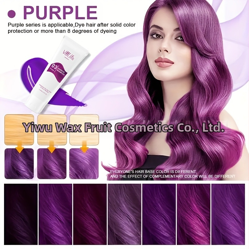 Viilife Σαμπουάν σταθεροποίησης χρώματος και κρέμα βαφής μαλλιών για άνδρες και γυναίκες