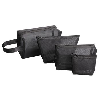 Τσαντάκι καλλυντικών από διχτυωτό νάιλον, κυβοειδές, αναπνεύσιμο, για καλλυντικά και είδη περιποίησης