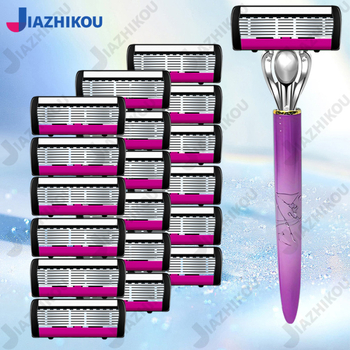 Jiaziko ръчна женска самобръсначка със седемслойно лезвие за подмишници