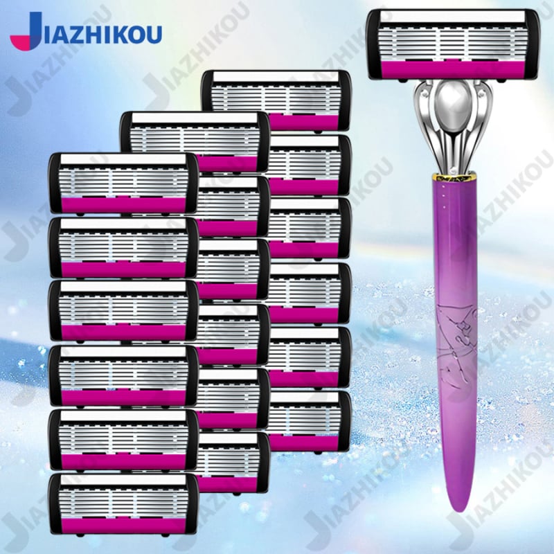 Jiaziko ръчна женска самобръсначка със седемслойно лезвие за подмишници