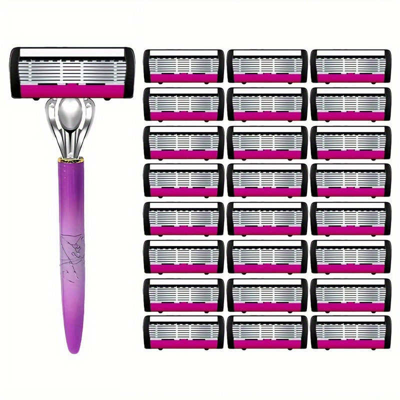 Jiaziko ръчна женска самобръсначка със седемслойно лезвие за подмишници