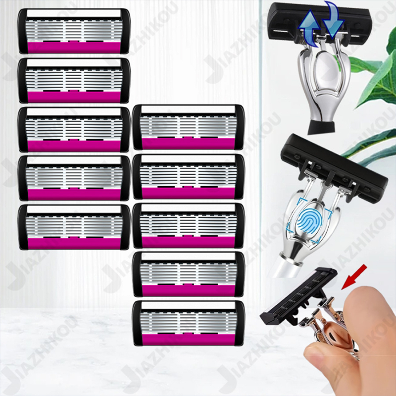 Jiaziko ръчна женска самобръсначка със седемслойно лезвие за подмишници