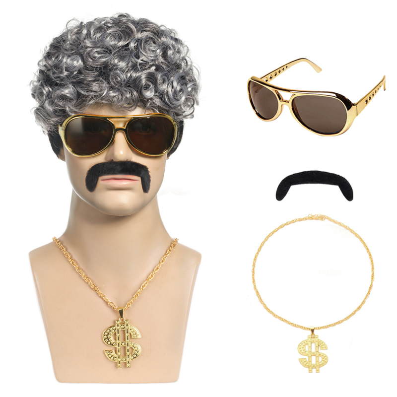 Parūka - īsas cirtas, Eiropas–amerikāņu stils, materiāls: augstas temperatūras zīda šķiedra, mehāniska ražošana, nav iespējams krāsot vai veikt perm